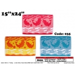 8695 Foot Bath Mat (Dolphin-035) 15''x24'' 170g/pc